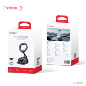 Earldom®EH368 Magnetic Suction Secure Console Phone Mount - Black