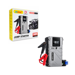 Andowl®Q-XD639 12V 15000mAh Car Jump Starter with Air Pump, Power Bank, and Digital Display