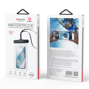 Yesido®WB49 Waterproof White Phone Case Up To 7 Inch with Lanyard