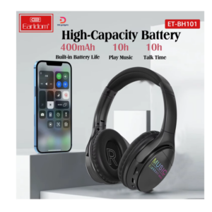 Earldom®BH101 HD with Brilliant Colors Music Wireless Headphone - Black