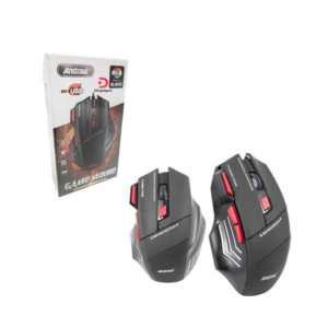 Andowl®Q-802 Wired Gaming Mouse with RGB LED Lighting - Black