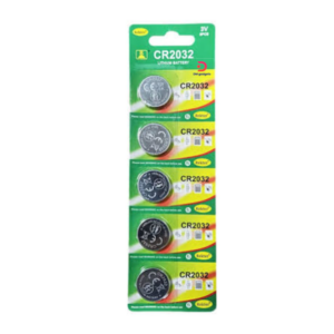 Rekter®CR2032 3V Lithium Batteries, Pack of 5