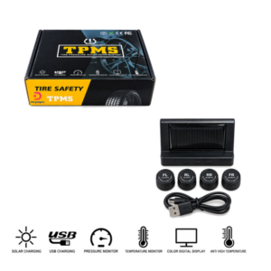 DM®Solar TPMS Tire Pressure Monitoring System with 4 Sensors + Digital Display